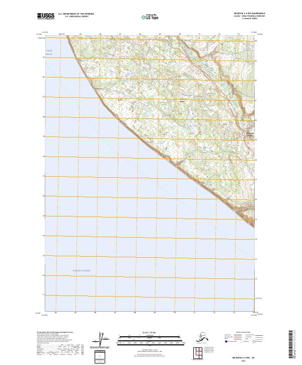 USGS Topographic Map – Seldovia C-5 NW