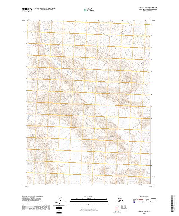 USGS Topographic Map – Seldovia D-2 NE