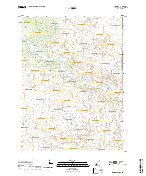 USGS Topographic Map – Seldovia D-2 NW