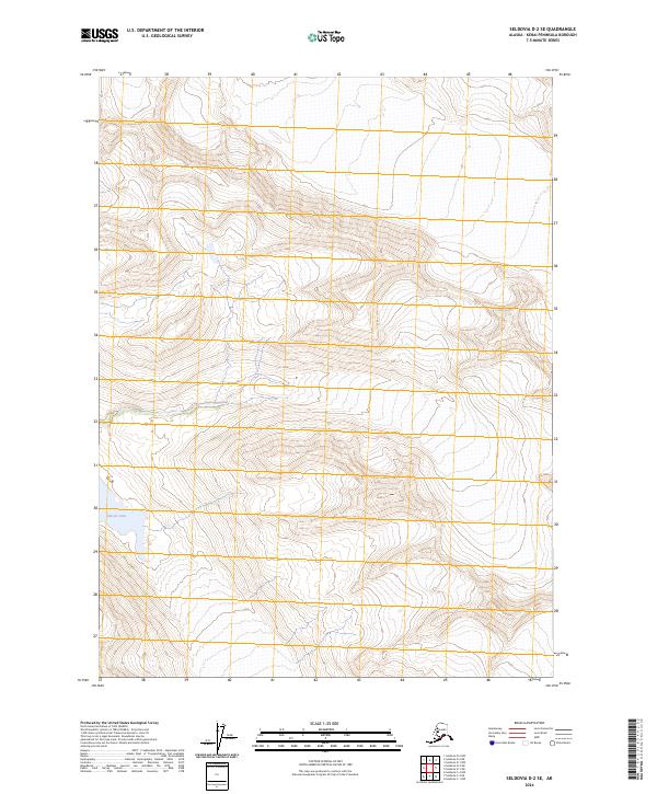 USGS Topographic Map – Seldovia D-2 SE