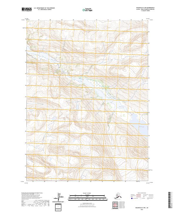 USGS Topographic Map – Seldovia D-2 SW