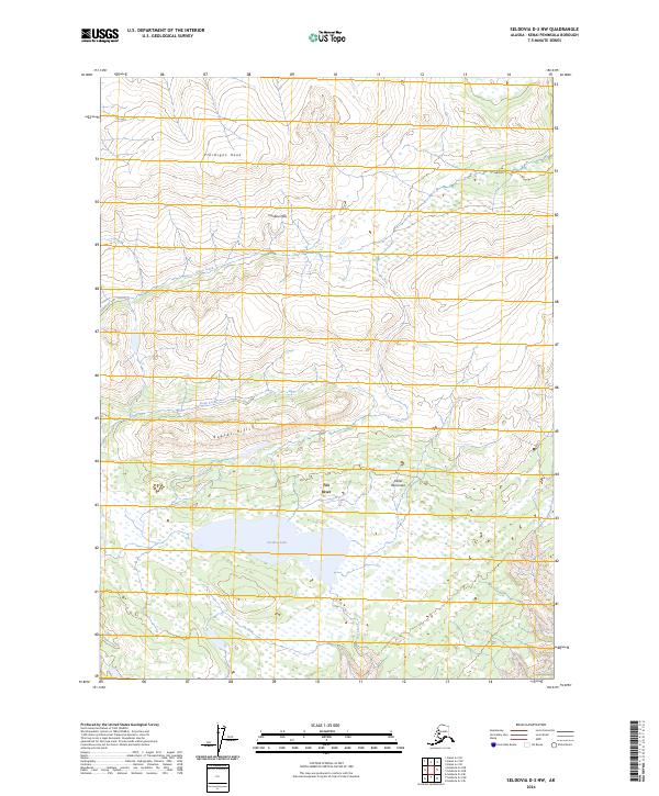 USGS Topographic Map – Seldovia D-3 NW