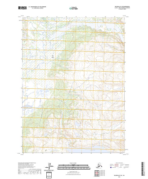 USGS Topographic Map – Seldovia D-3 SE