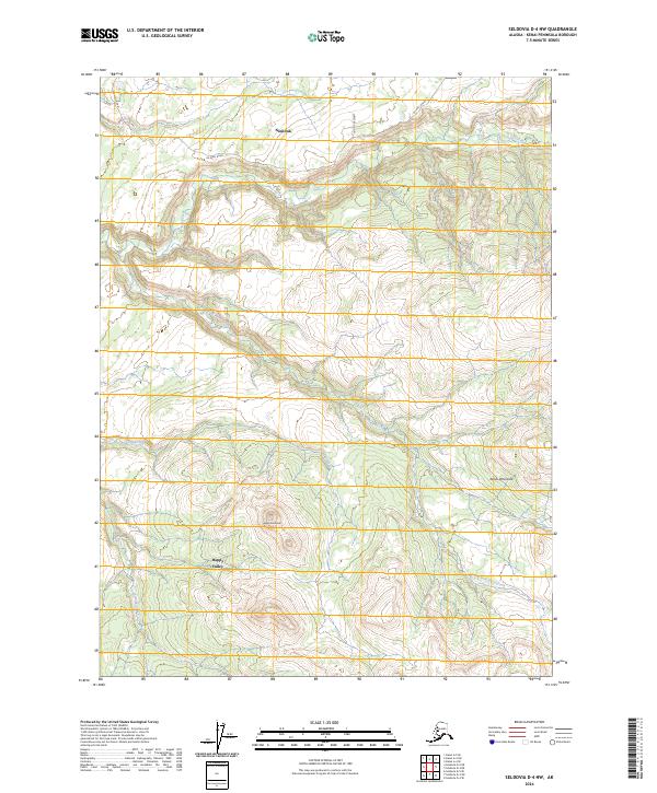 USGS Topographic Map – Seldovia D-4 NW