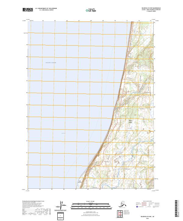 USGS Topographic Map – Seldovia D-5 NW