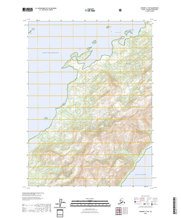 USGS Topographic Map – Seward A-1 NW