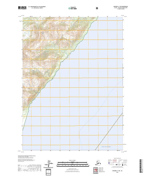 USGS Topographic Map – Seward A-1 SW
