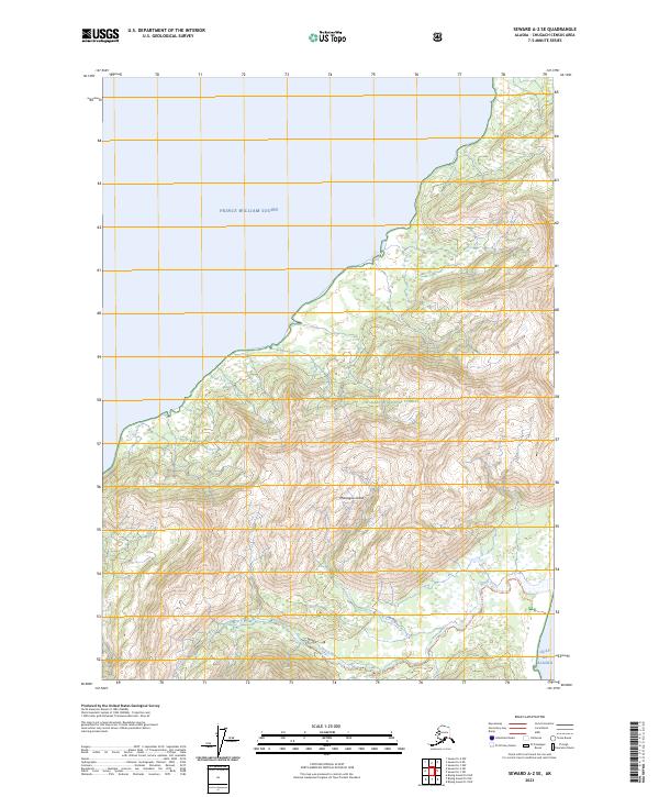 USGS Topographic Map – Seward A-2 SE