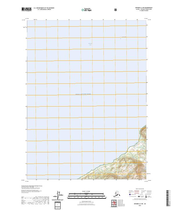USGS Topographic Map – Seward A-2 SW