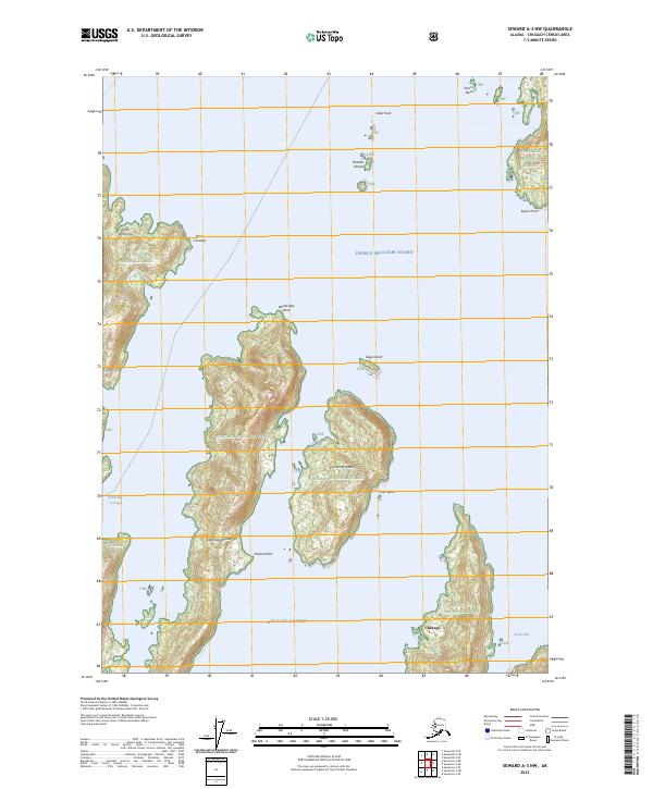 USGS Topographic Map – Seward A-3 NW