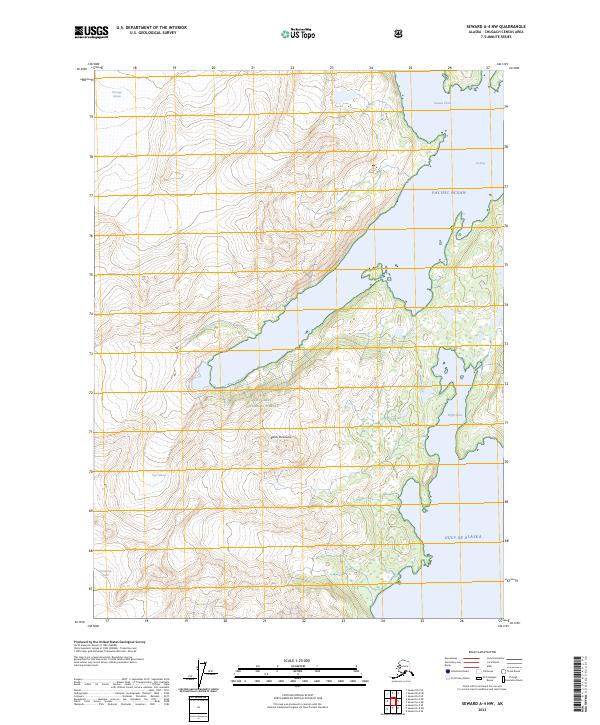 USGS Topographic Map – Seward A-4 NW