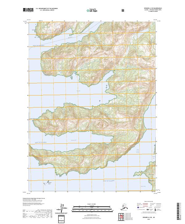 USGS Topographic Map – Seward A-4 SE