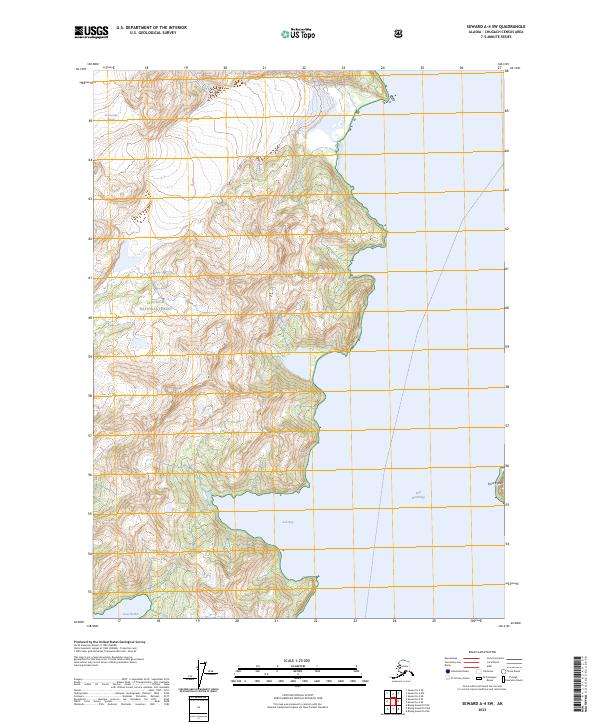 USGS Topographic Map – Seward A-4 SW
