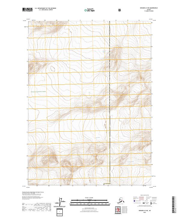 USGS Topographic Map – Seward A-5 NE