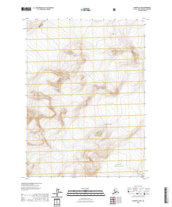 USGS Topographic Map – Seward A-5 NW