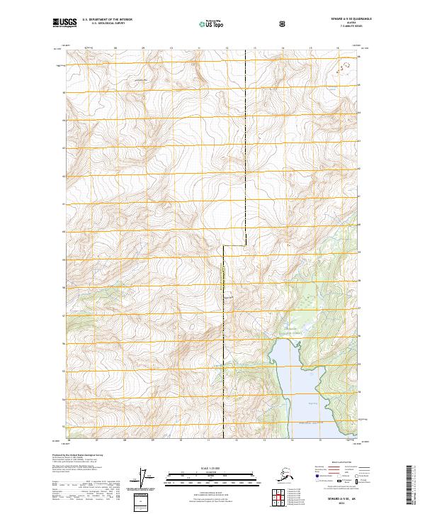 USGS Topographic Map – Seward A-5 SE