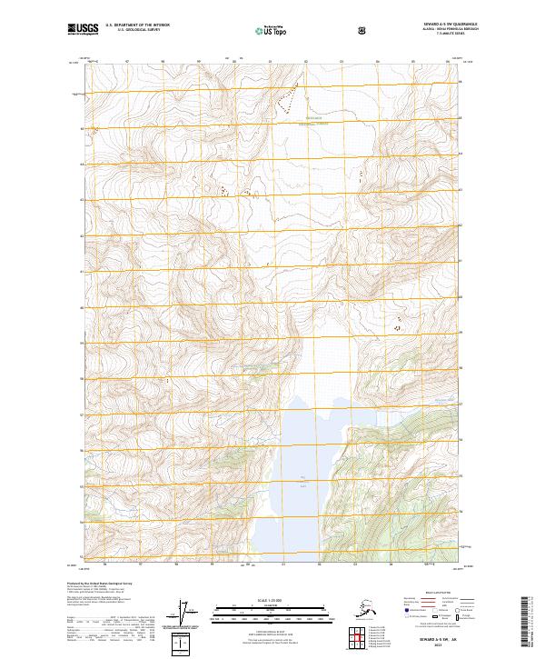 USGS Topographic Map – Seward A-5 SW