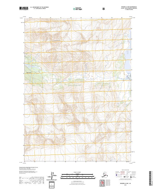 USGS Topographic Map – Seward A-6 NW