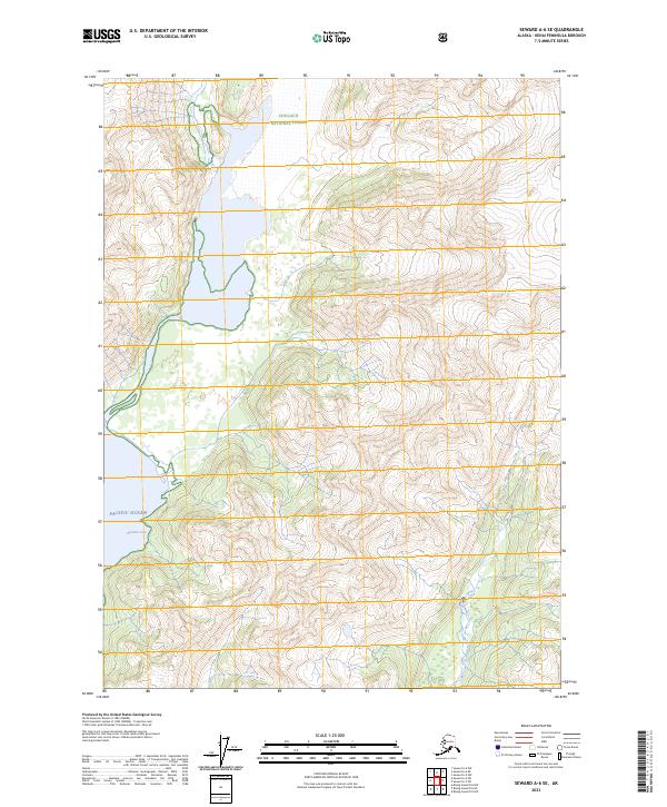 USGS Topographic Map – Seward A-6 SE