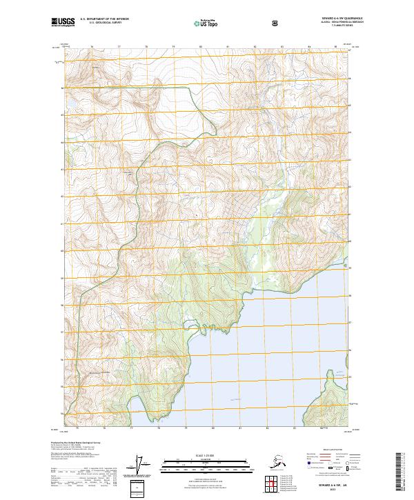 USGS Topographic Map – Seward A-6 SW