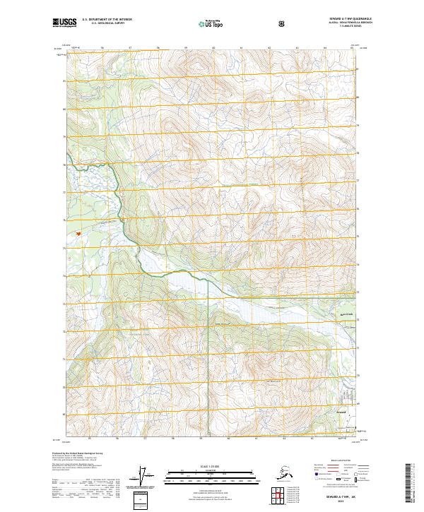 USGS Topographic Map – Seward A-7 NW