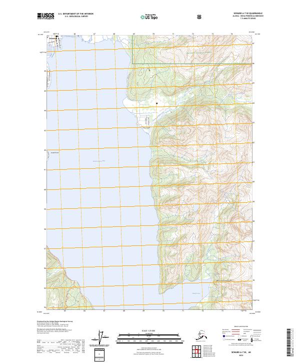 USGS Topographic Map – Seward A-7 SE