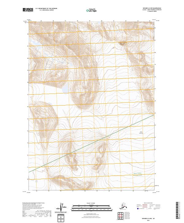 2023 Map of Seward A-8 NW, 2023 Print