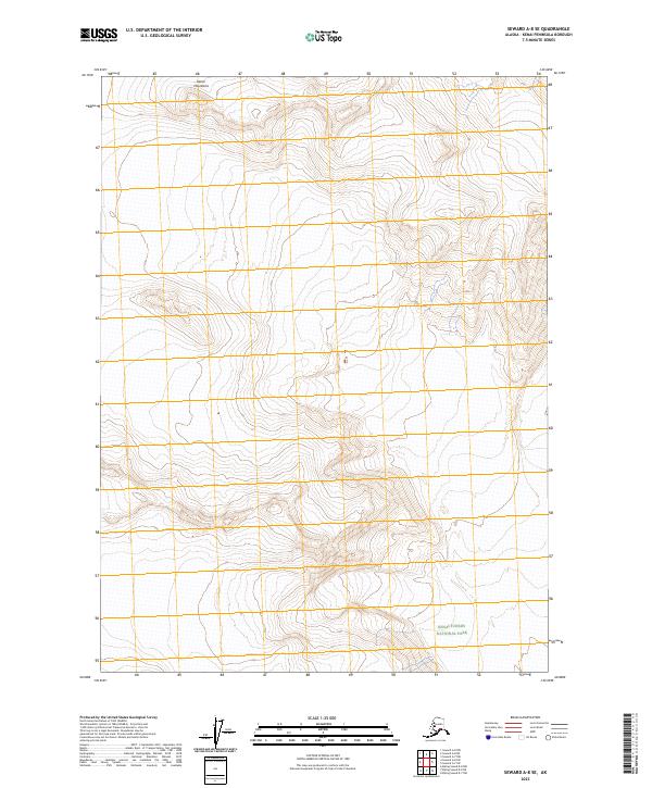 USGS Topographic Map – Seward A-8 SE