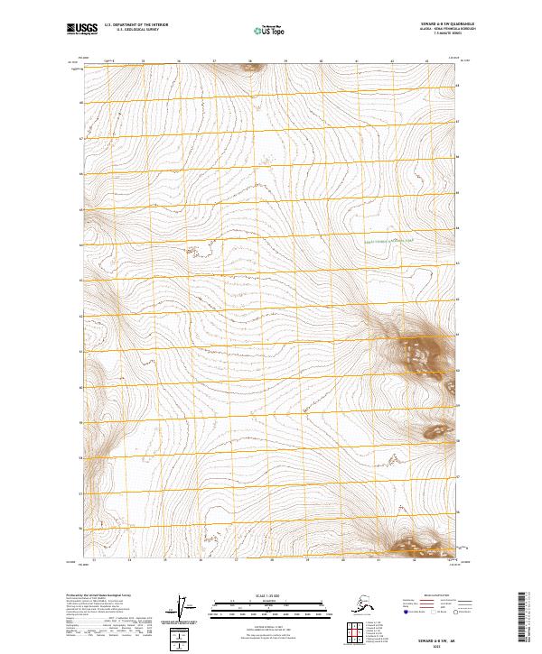 USGS Topographic Map – Seward A-8 SW