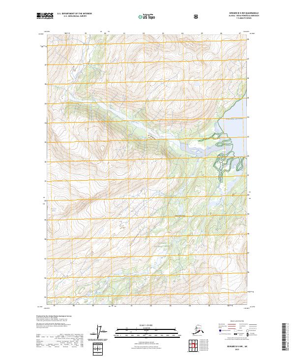 USGS Topographic Map – Seward B-5 NW