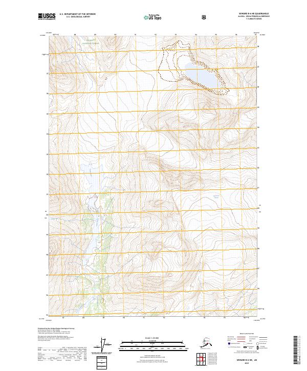 USGS Topographic Map – Seward B-6 NE