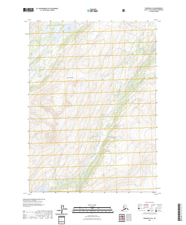 USGS Topographic Map – Seward B-6 SE