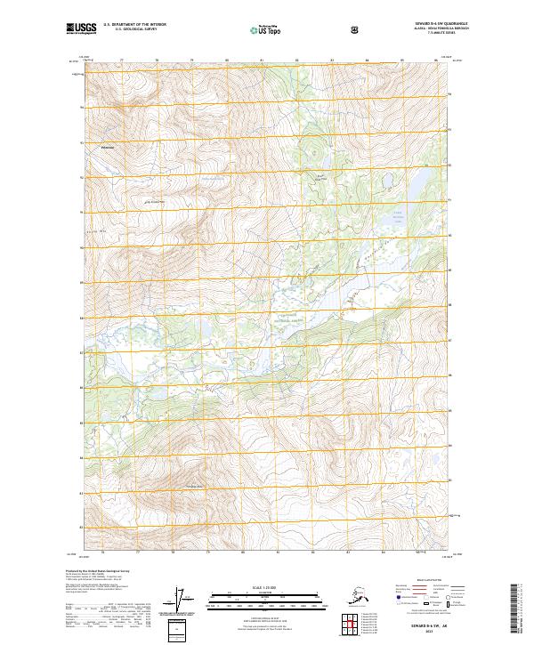 USGS Topographic Map – Seward B-6 SW