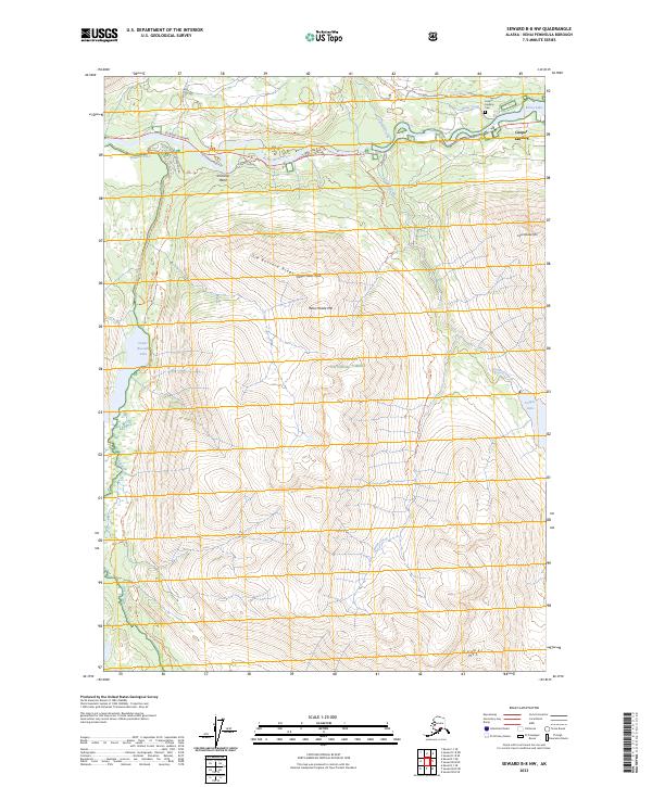 USGS Topographic Map – Seward B-8 NW