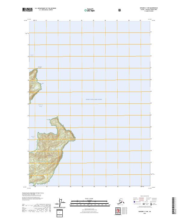 USGS Topographic Map – Seward C-1 NW