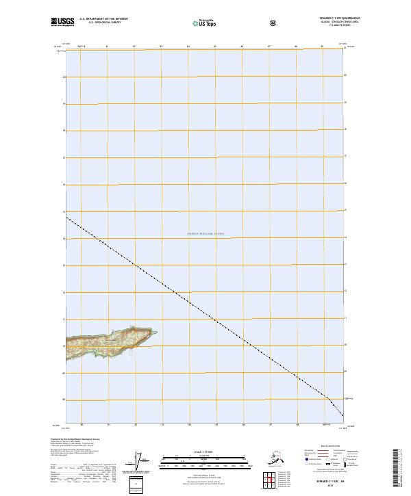 USGS Topographic Map – Seward C-1 SW