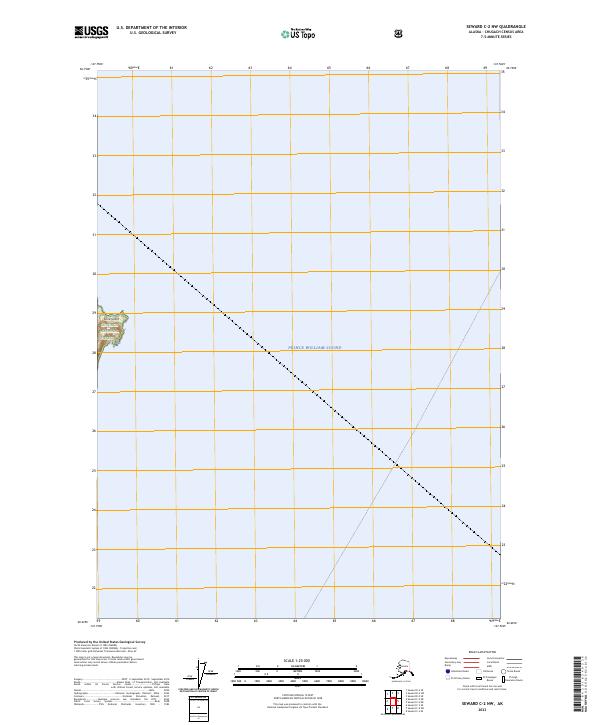 USGS Topographic Map – Seward C-2 NW