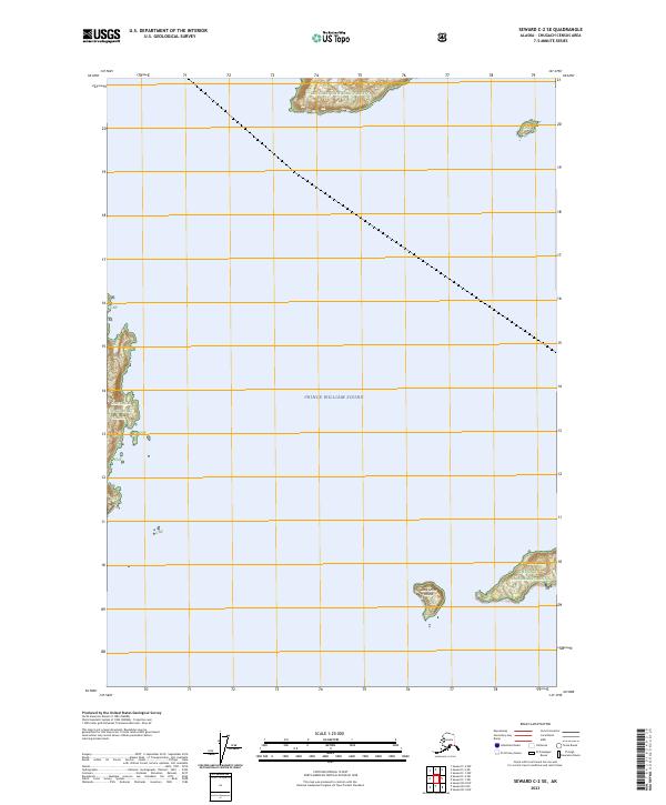 USGS Topographic Map – Seward C-2 SE