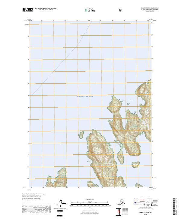USGS Topographic Map – Seward C-2 SW
