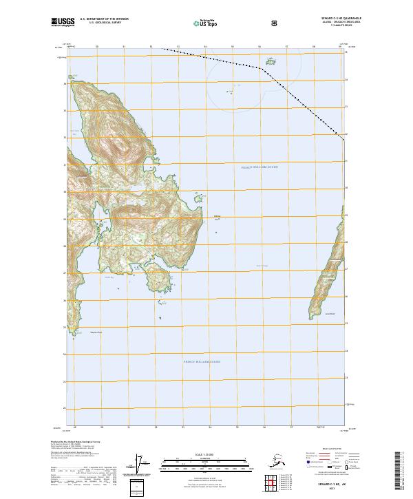 USGS Topographic Map – Seward C-3 NE
