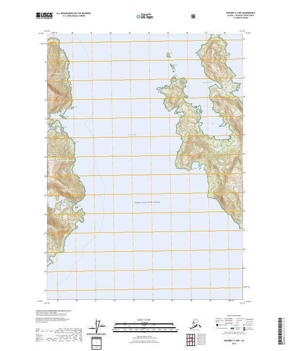 USGS Topographic Map – Seward C-3 NW
