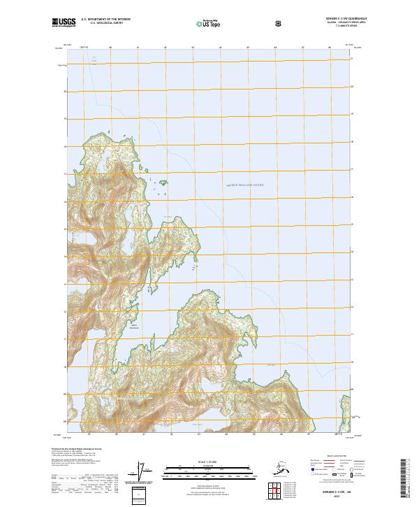 USGS Topographic Map – Seward C-3 SW
