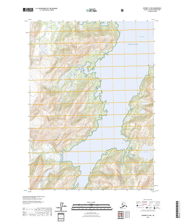 USGS Topographic Map – Seward C-4 NW