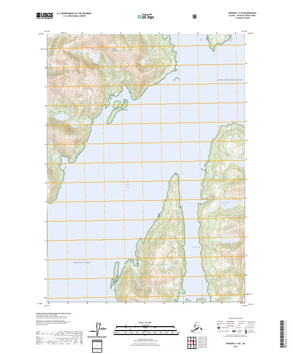 USGS Topographic Map – Seward C-4 SE