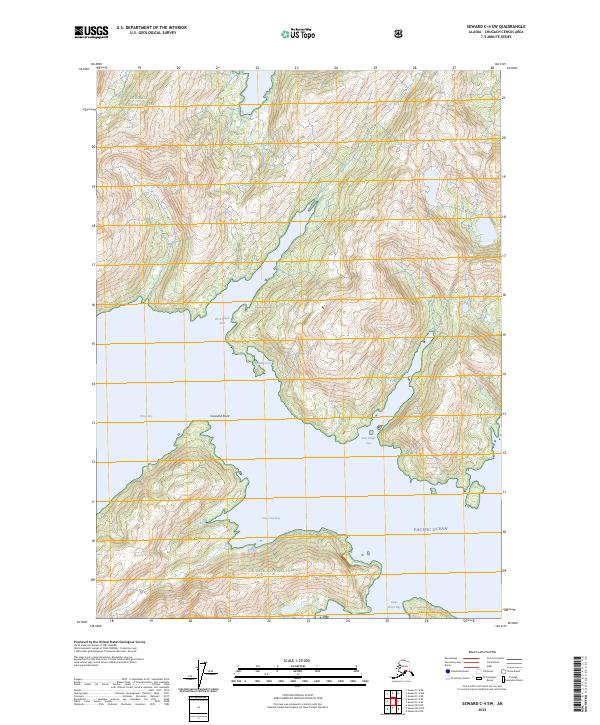 USGS Topographic Map – Seward C-4 SW