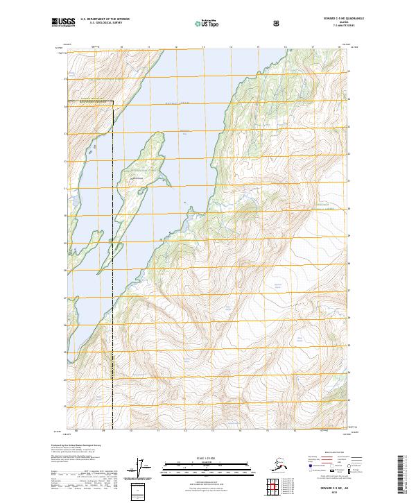 USGS Topographic Map – Seward C-5 NE