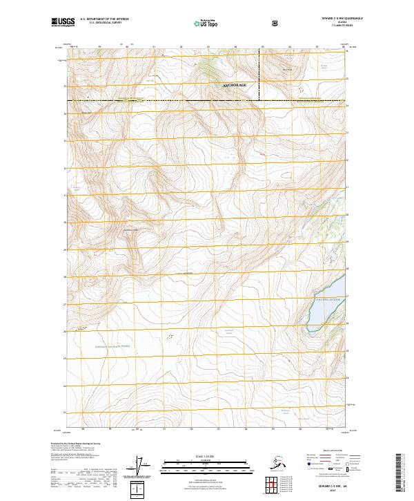 USGS Topographic Map – Seward C-5 NW