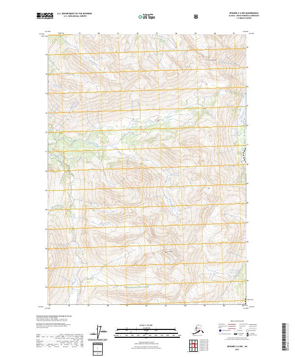 USGS Topographic Map – Seward C-6 NW