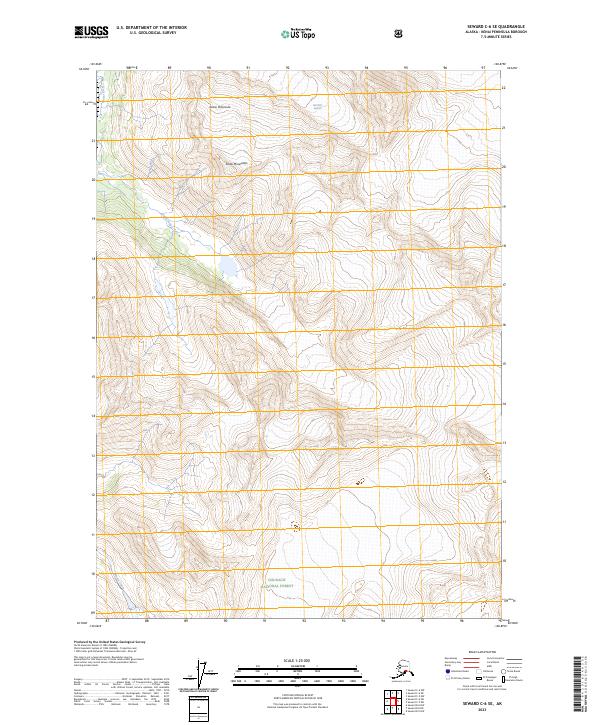 USGS Topographic Map – Seward C-6 SE