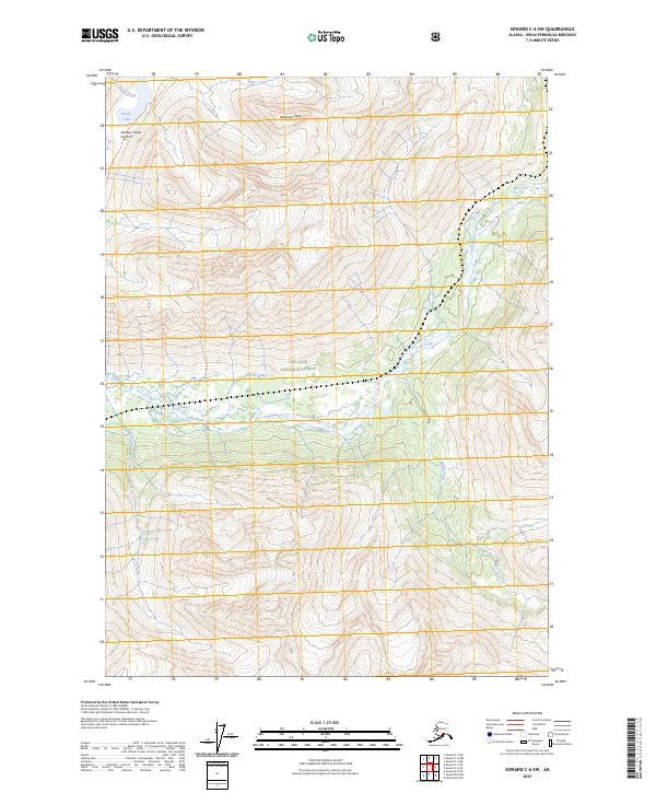 USGS Topographic Map – Seward C-6 SW